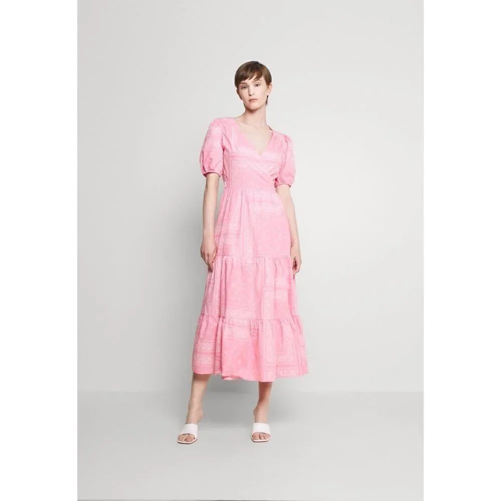 Never Fully Dressed Bandana Dress - Pink Size 4